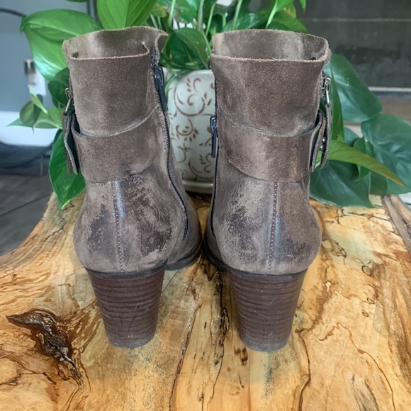 Paul Green Dallas Booties Brown Boots - Picture 3 of 8